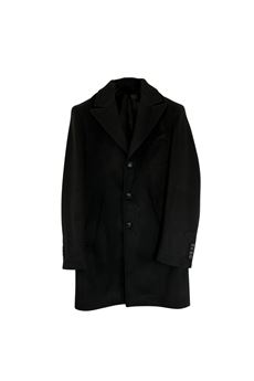 MEN'S BLACK COAT Extè Extè | CA78 TEX2472NERO